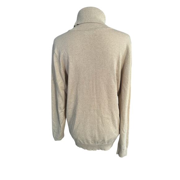 Calvin Klein Gold Turtle Neck Sweater XL - Picture 4 of 5